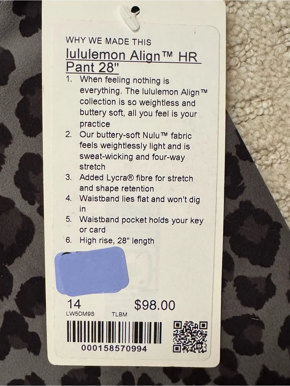 Lululemon Align HR 28” leggings